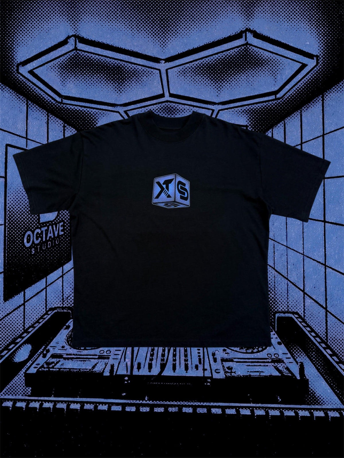 "CUBE" BLUE